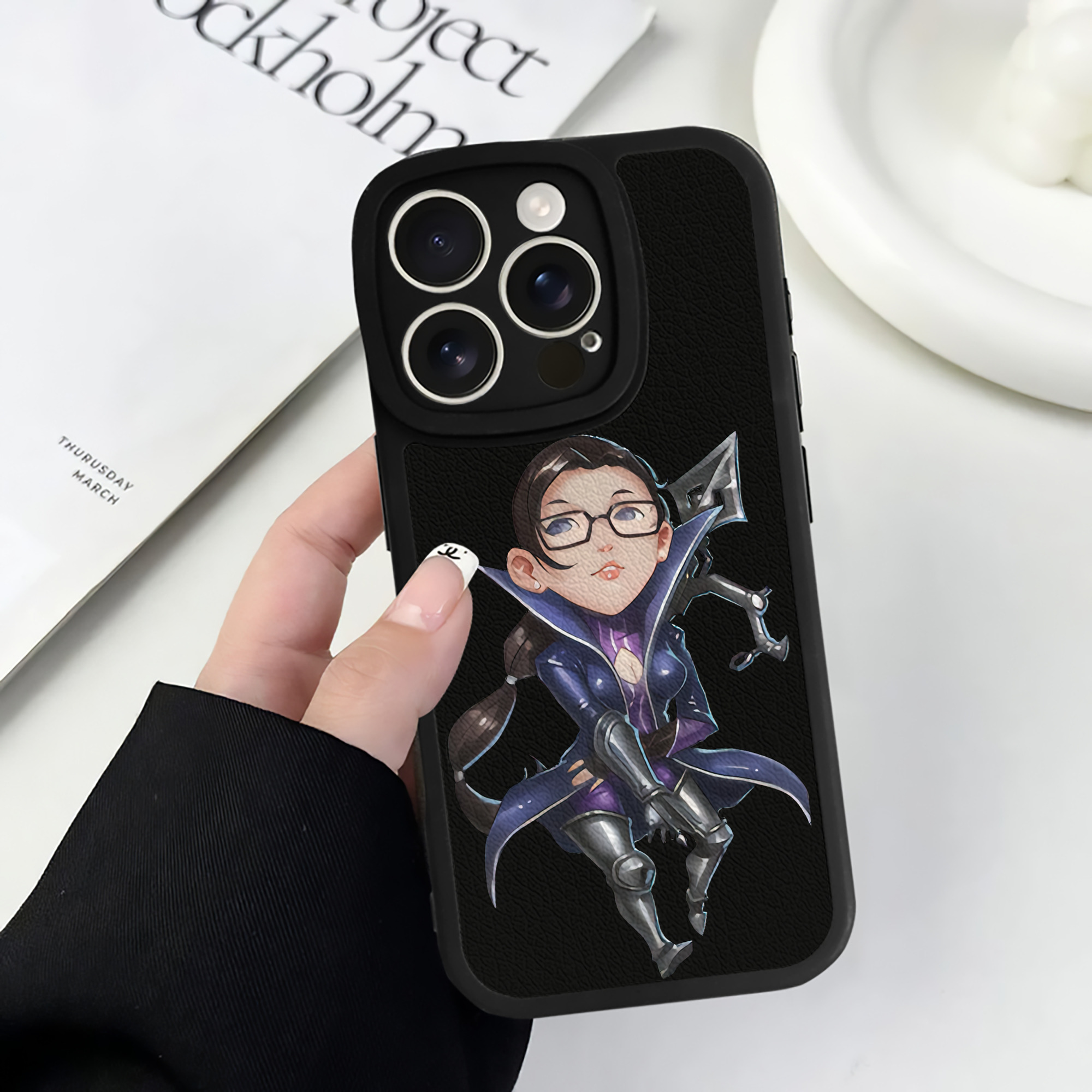 リーグ・オブ・レジェンド League of Legends LOL 【iPhone 16シリーズ対応】シリコンスマホケース（レザー調） 材質：シリコン